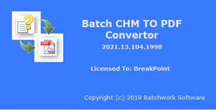 Batch CHM to PDF Converter CRACK